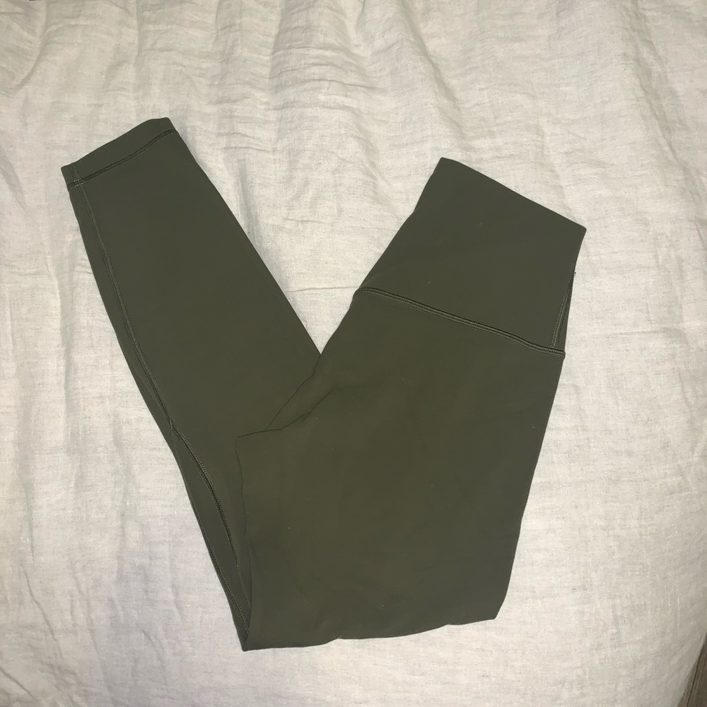 Lululemon olive green align pant